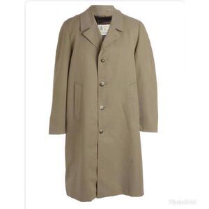 Vintage London Fog Car Coat Tan Trench